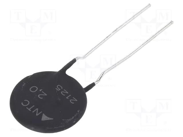 NTC thermistor; 2Ω; -55÷170°C; 5.1W; ±20%; THT; 2900K; Pitch: 7.5mm EPCOS B57364S0209M000