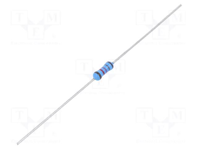 Resistor: thin film; THT; 18.7kΩ; 600mW; ±1%; Ø0.6x28mm; Ø2.5x6.5mm VISHAY MRS25000C1872FCT00