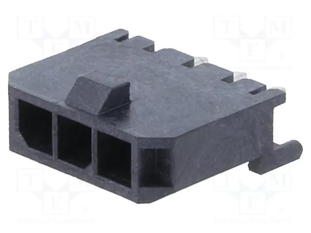 Connector: wire-board; plug; female; PIN: 3; Minitek® Pwr 3.0; 3mm AMPHENOL COMMUNICATIONS SOLUTIONS 10136656-0311LF