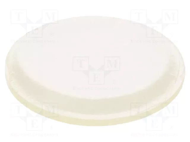 Self-adhesive foot; Ø: 12.7mm; H: 1.5mm; transparent; polyurethane KEYSTONE KEYS781-C
