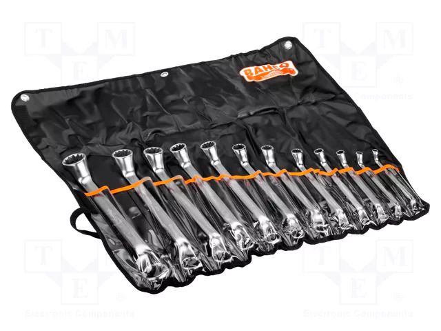 Wrench-set; box; tool steel; 12pcs. BAHCO SA.2M/12T