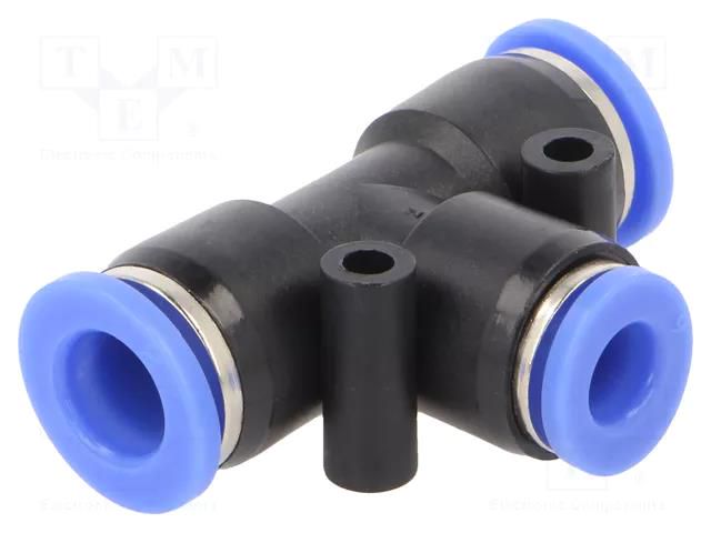 Push-in fitting; reductive,T-tap splitter; -0.95÷15bar; PBT PNEUMAT 138.0806