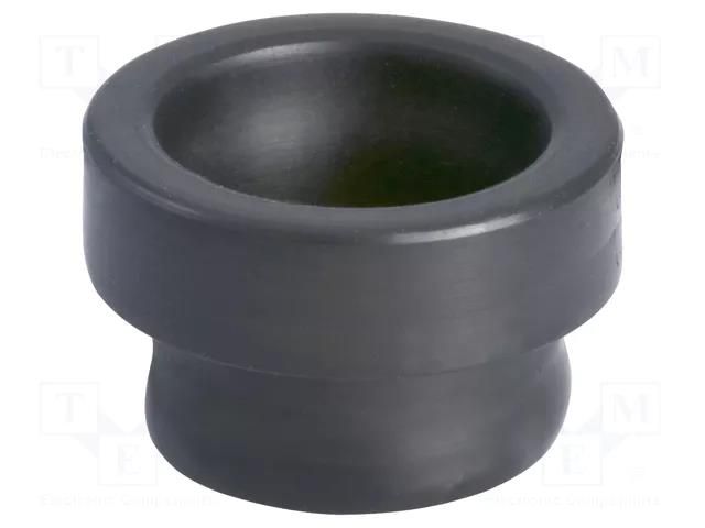 Plugs; 32mm; elastomer; Seal Plug DS; black; -20÷80°C; IP54 HUMMEL HUMMEL-1250320150