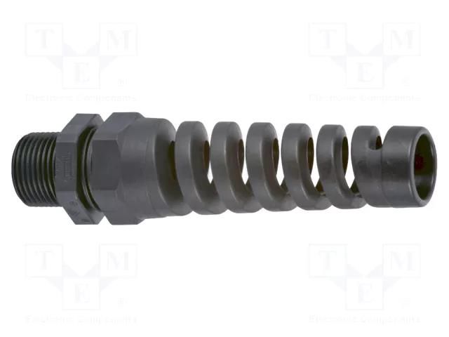 Cable gland; with strain relief; NPT3/4"; IP68; polyamide; black HUMMEL HUMMEL-1293340170