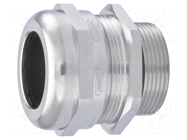 Cable gland; M40; 1.5; IP68; brass; Body plating: nickel HUMMEL HUMMEL-1609400051