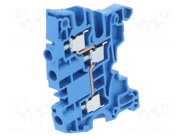 Splice terminal: rail; Entrelec; 600V; for DIN rail mounting TE Connectivity 1SNK506021R0000