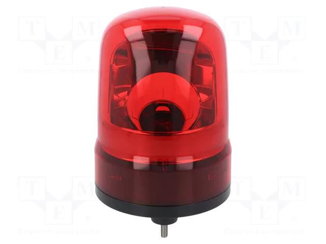 Signaller: lighting-sound; 10÷30VDC; buzzer,rotating light; LED PATLITE SKH-M1TB-R