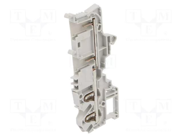 Splice terminal: rail; Entrelec; 600V; for DIN rail mounting TE Connectivity 1SNK805010R0000