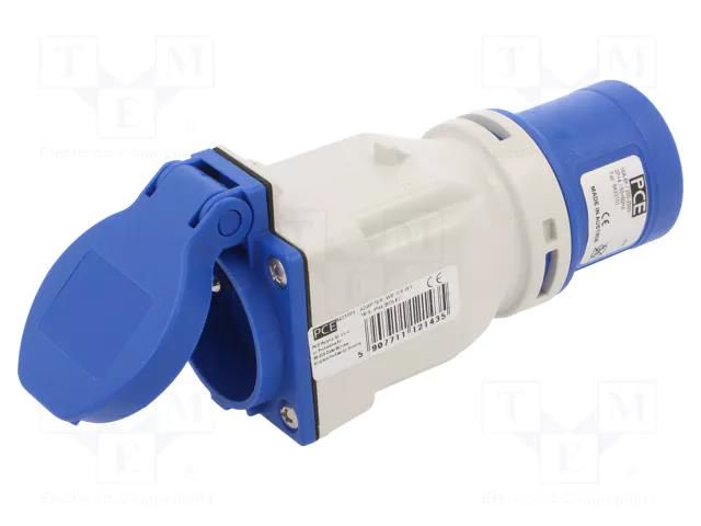 Connector: AC supply; adapter; male/female; 16A; 230VAC; IEC 60309 PCE 9433101