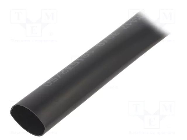 Heat shrink sleeve; 30mm; black HELLERMANNTYTON TREDUX-MA47-30-BK