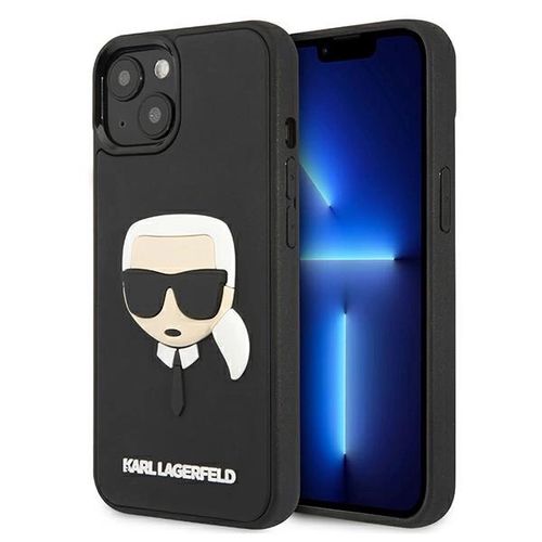 Karl Lagerfeld KLHCP13SKH3DBK iPhone 13 mini 5,4" czarny/black hardcase 3D Rubber Karl`s Head, Karl Lagerfeld 3666339028091