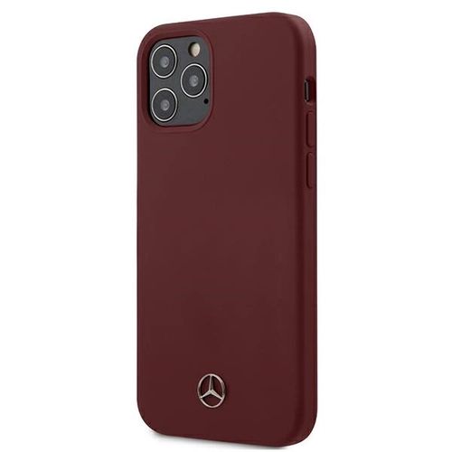 Mercedes Silicone Line Case for iPhone 12 / iPhone 12 Pro - Red, Mercedes 3700740483848 3700740483848
