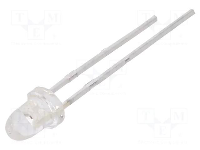 LED; yellow green; 3mm; 63÷100mcd; 25°; Front: convex; 1.7÷2.4VDC EVERLIGHT 1224SYGC/S530-E2