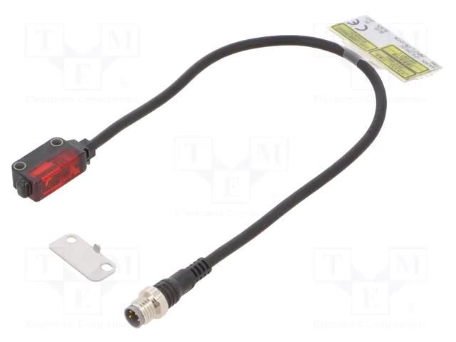 Sensor: laser; Range: 45÷300mm; PNP; DARK-ON,LIGHT-ON; 50mA; 2m PANASONIC EX-L221-P-J