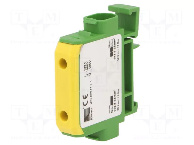 Splice terminal: distribution block; 125A; 1kV; screw terminal PAWBOL PE.4146/CU