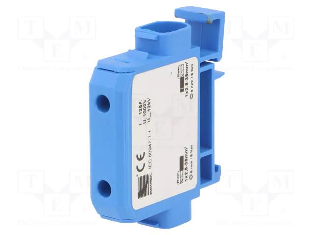 Splice terminal: distribution block; 125A; 1kV; screw terminal PAWBOL PE.4147/CU