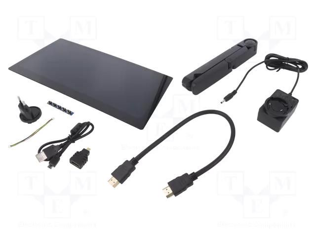 Display: LCD; graphical,matrix  IPS; 1920x1080; 279.5x177.09mm WAVESHARE WSH-18205