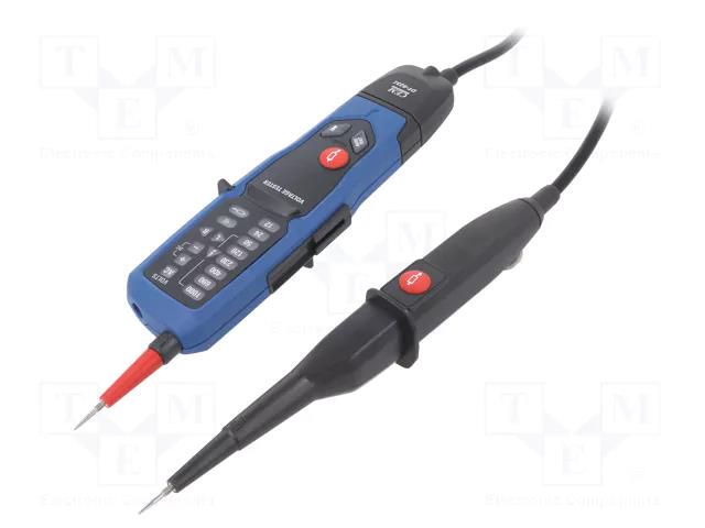 Tester: electrical; LEDs; 40÷60Hz; Additional functions: torch CEM DT-9231