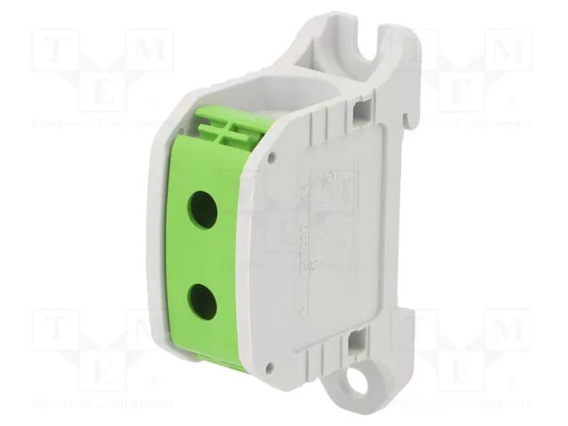 Splice terminal: rail; STB; 150A; 1kV; screw terminal; green; 50mm2 SIMET STB50GR