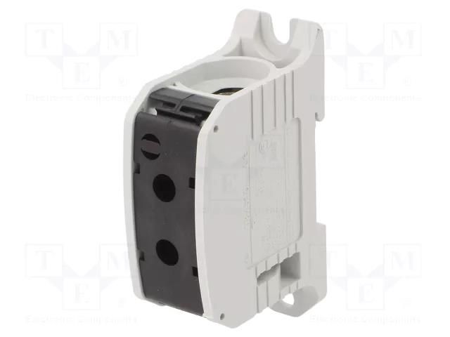 Splice terminal: rail; STB; 232A; 1kV; screw terminal; black; 95mm2 SIMET STB95BK