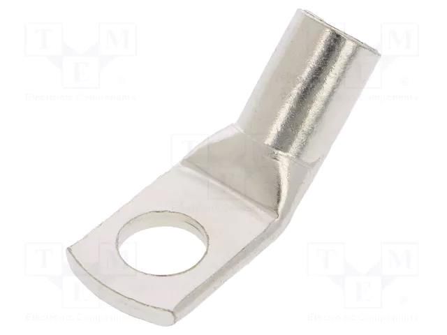 Tip: ring tube; M10; 35mm2; crimped; for cable; angled 45°; tinned BM GROUP BM0174345