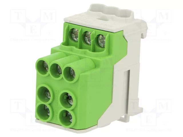Splice terminal: distribution block; 101A; 1kV; screw terminal SIMET SDB100GR