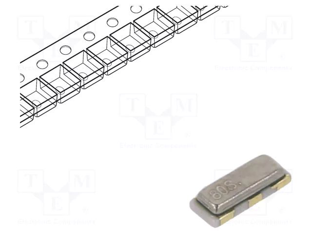 Resonator: ceramic; 8MHz; SMD; 3.2x1.3x0.8mm; Tol: ±0.5%; -40÷125°C MURATA CSTNE8M00G55Z000R0
