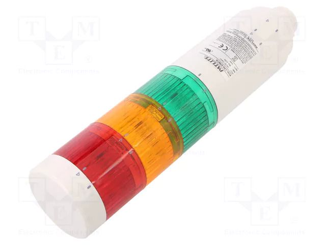 Signalling column; red/amber/green; LED; 24VDC; IP65; LR6; ABS PATLITE LR6-302WCNW-RYG