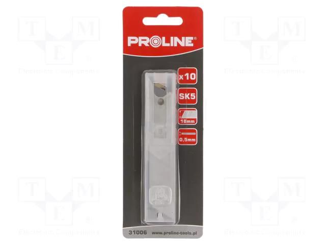 Blade; 18mm; 10pcs. PROLINE PRE-31006