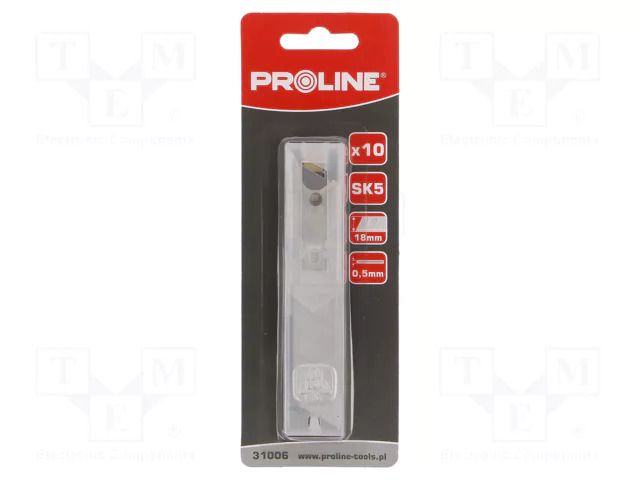 Blade; 18mm; 10pcs. PROLINE PRE-31006
