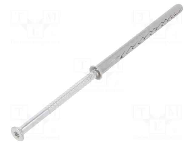 Plastic anchor; with screw; 8x100; zinc-plated steel; SXRL-T FISCHER FISCHER-540115