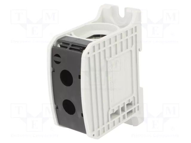 Splice terminal: rail; STB; 353A; 1kV; screw terminal; black; TS35 SIMET STB185BK