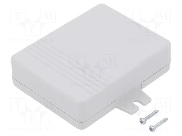 Enclosure: multipurpose; X: 55mm; Y: 72mm; Z: 21mm; with fixing lugs MASZCZYK KM-21P-PS/G