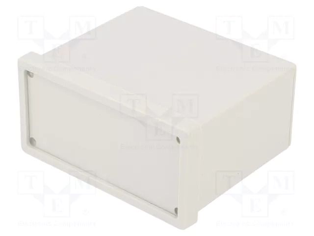 Enclosure: panel; X: 93.6mm; Y: 75.2mm; Z: 46.2mm; ABS; grey MASZCZYK KM-326G