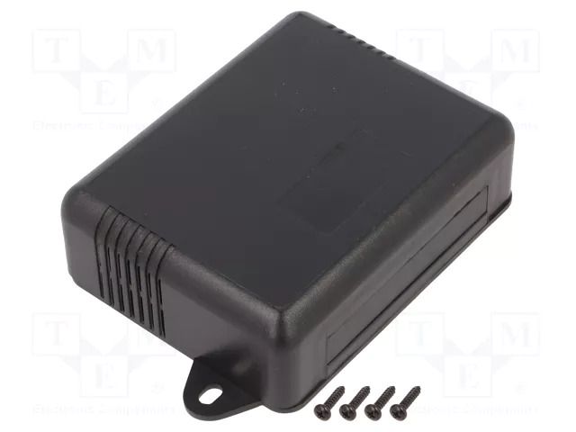 Enclosure: multipurpose; X: 90mm; Y: 115mm; Z: 37mm; ABS; black; IP40 MASZCZYK KM-53A/BK