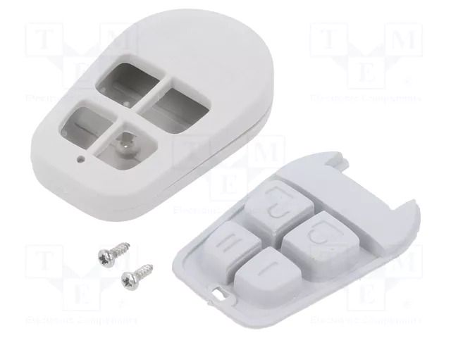 Enclosure: for remote controller; IP20; X: 36mm; Y: 58mm; Z: 13mm MASZCZYK P-31G/WH