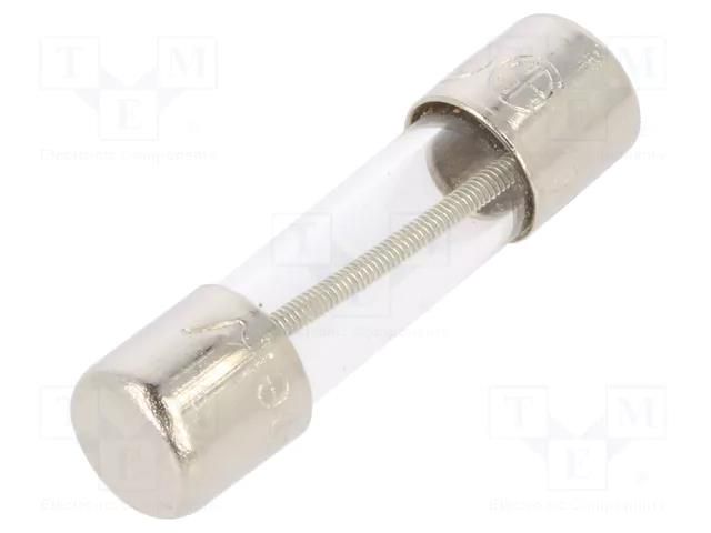 Fuse: fuse; 750mA; 250VAC; time-lag; cylindrical; 5x20mm; 5TT; brass BEL FUSE 5TT-750-R