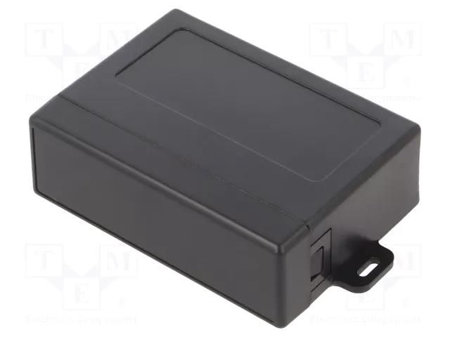 Enclosure: multipurpose; X: 63.3mm; Y: 87.5mm; Z: 29mm; ABS; black MASZCZYK KM-127BK