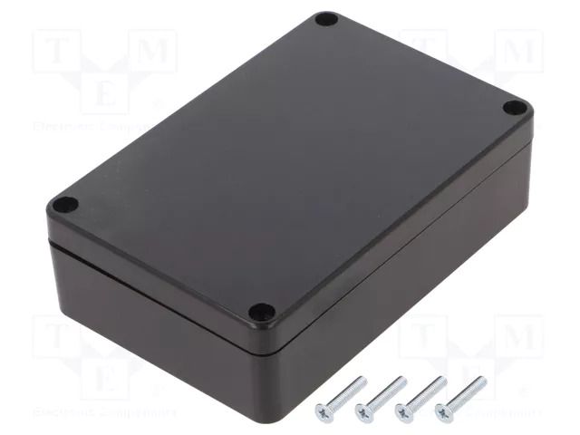 Enclosure: multipurpose; X: 70mm; Y: 105mm; Z: 30mm; ABS; black; IP67 MASZCZYK KM-278I/BK