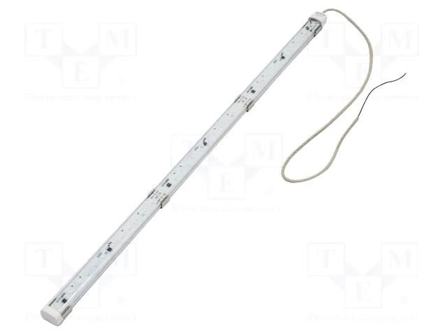 LED lamp; cool white; 770lm; 6500K; 24VDC; IP65; 1m; -30÷60°C PATLITE CWA6S-24-CD