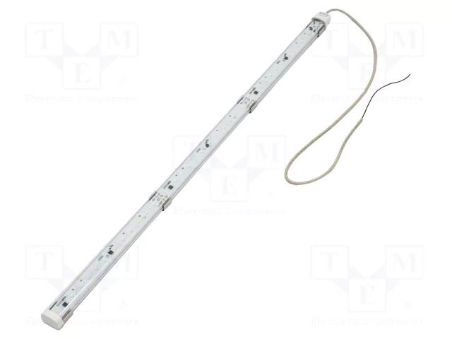 LED lamp; white cold; 24VDC; 770lm; 6500K; IP65; 1m; -30÷60°C PATLITE CWA6S-24-CD