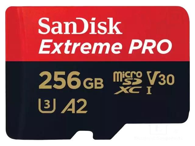 Memory card; Extreme Pro,A2 Specification; microSDXC; R: 200MB/s SANDISK SDSQXCD-256G-GN6MA