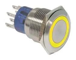 ANTI VANDAL SW, DPDT, 3A, 250VAC, GRN ULV7F2HSLL37L22.