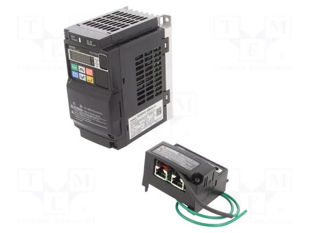 Vector inverter; Max motor power: 0.2/0.4kW; 200÷240VAC; IN: 10 OMRON 3G3MX2-AB002-E-ECT