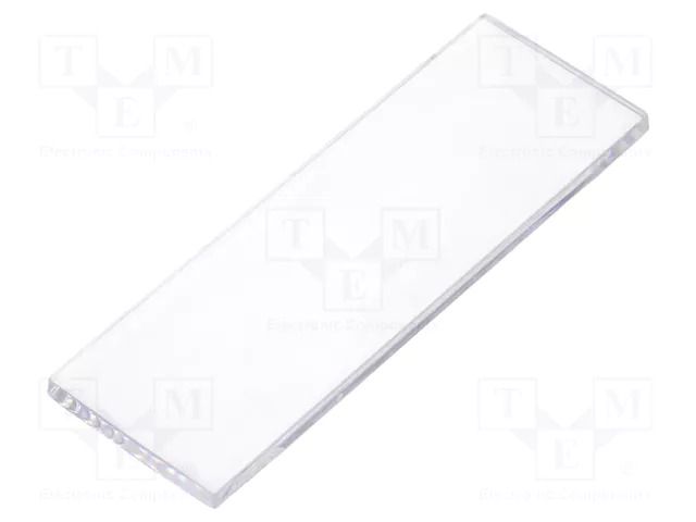 Front panel; without frame; 1M Modulbox One; transparent ITALTRONIC IT-P05010721P