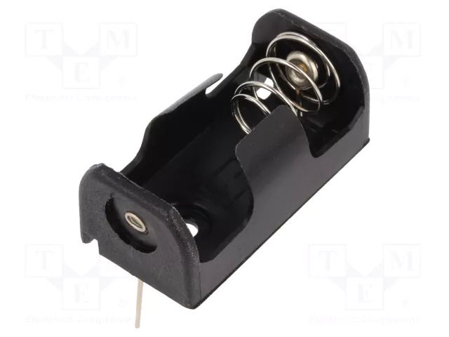 Holder; 1/2AA,1/2R6,CR2; Batt.no: 1; PCB,THM; for PCB KEYSTONE KEYS2485