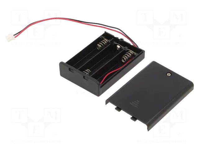 Holder; AA,R6; Batt.no: 3; on panel; 3pin,cables,terminal; 150mm KEYSTONE KEYS2487CN