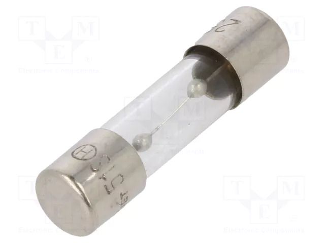 Fuse: fuse; 8A; 250VAC; time-lag; glass; 5x20mm; TSC; brass; bulk OPTIFUSE TSC-8A