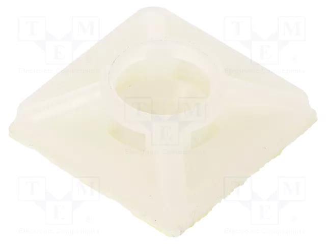 Holder; self-adhesive; polyamide; UL94V-2; natural; Ht: 5.4mm BM GROUP BMB0901