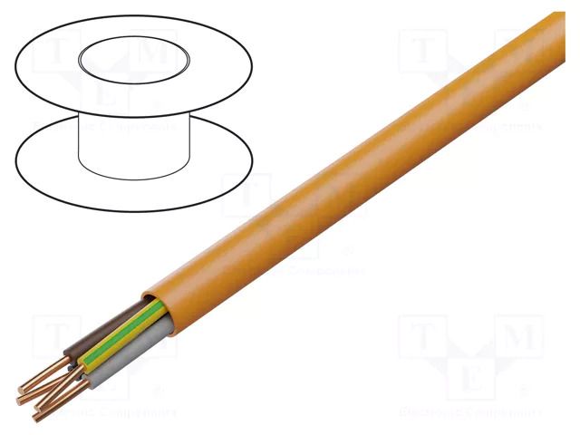 Wire: mains; BiTflame 1000; 3G6mm2; Insulation: LSZH; Core: Cu BITNER BITNER-B62689